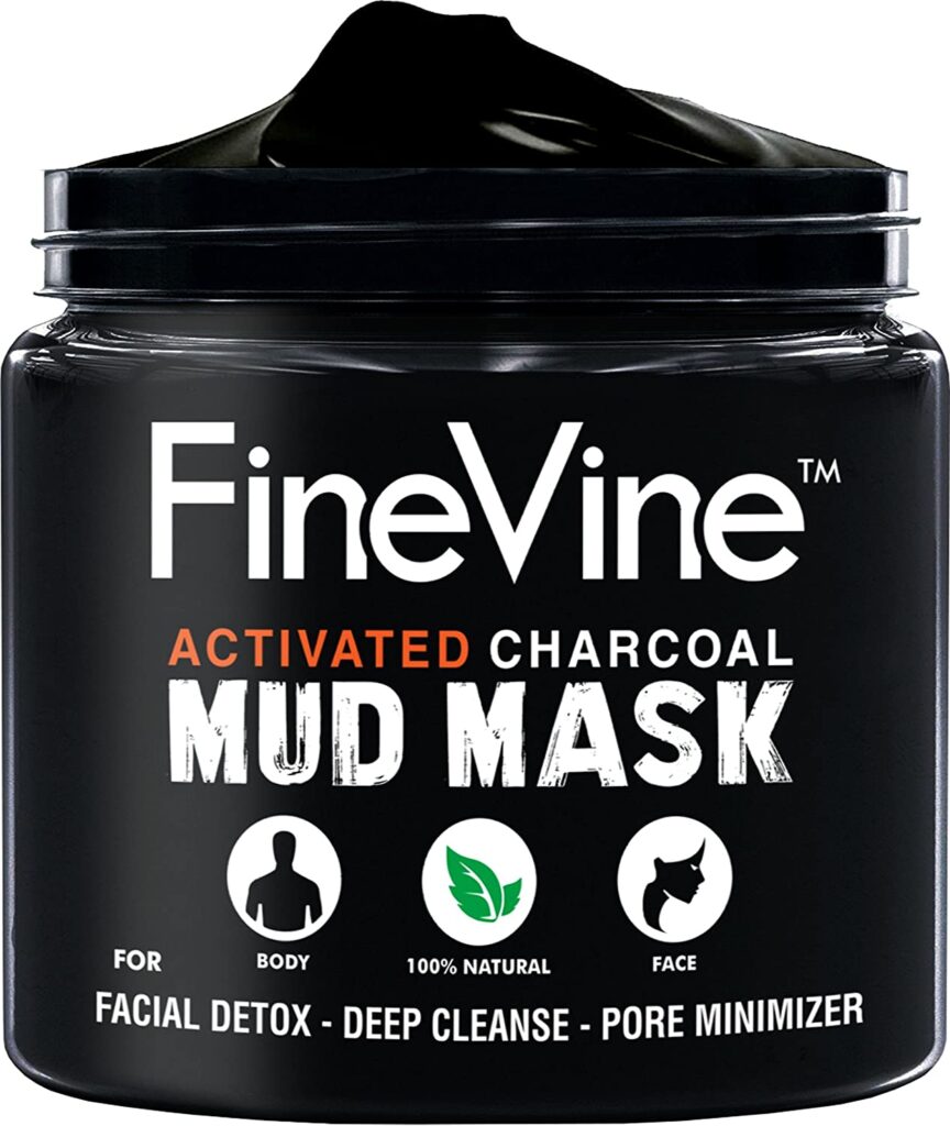 ine Vine Activated Charcoal Mud Mask